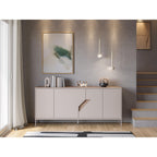 Decortieliving - Vesco Modern Sideboard Natural Oak Sandstone 180cm