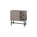 Decortieliving - Mona Mini Console Table with Storage & Shelves