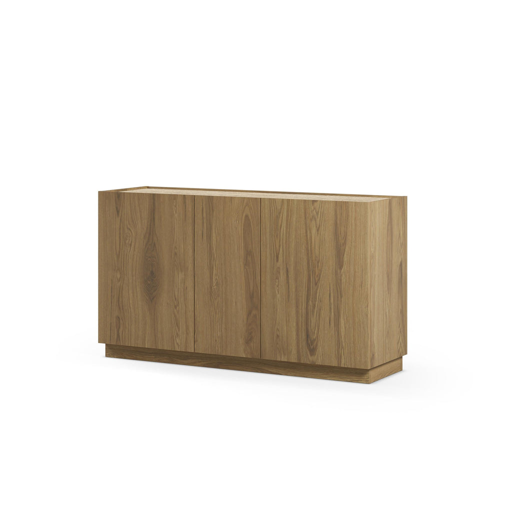 Decortieliving - Dione Sideboard Oak & Travertine Effect 140cm