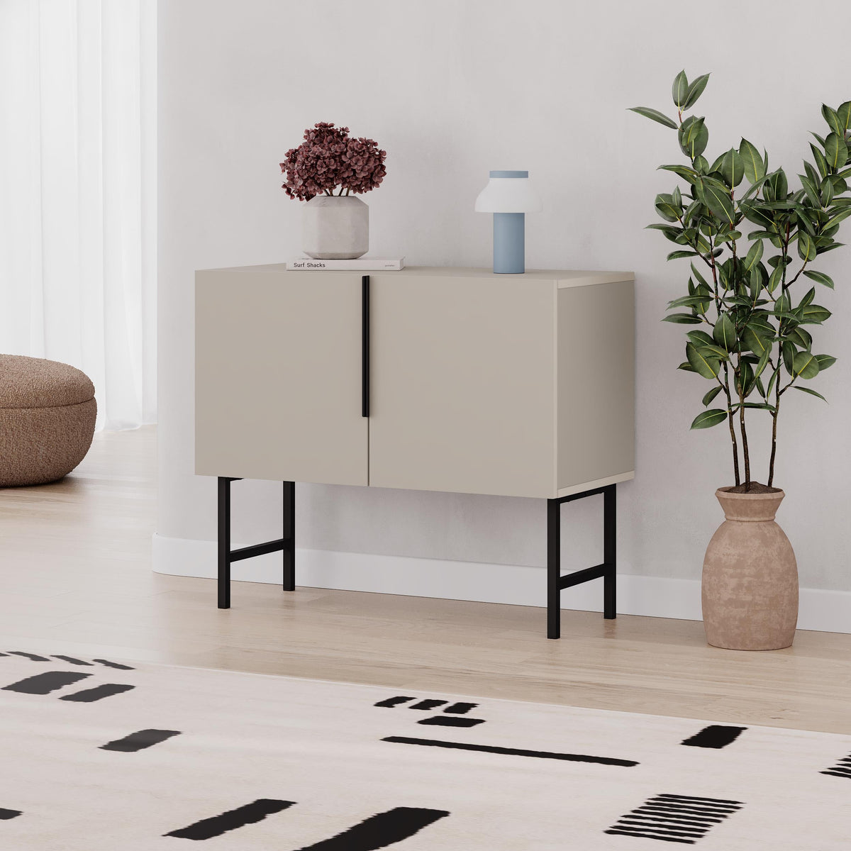 Decortieliving - Tona Console Cabinet – 2 Door Storage Unit