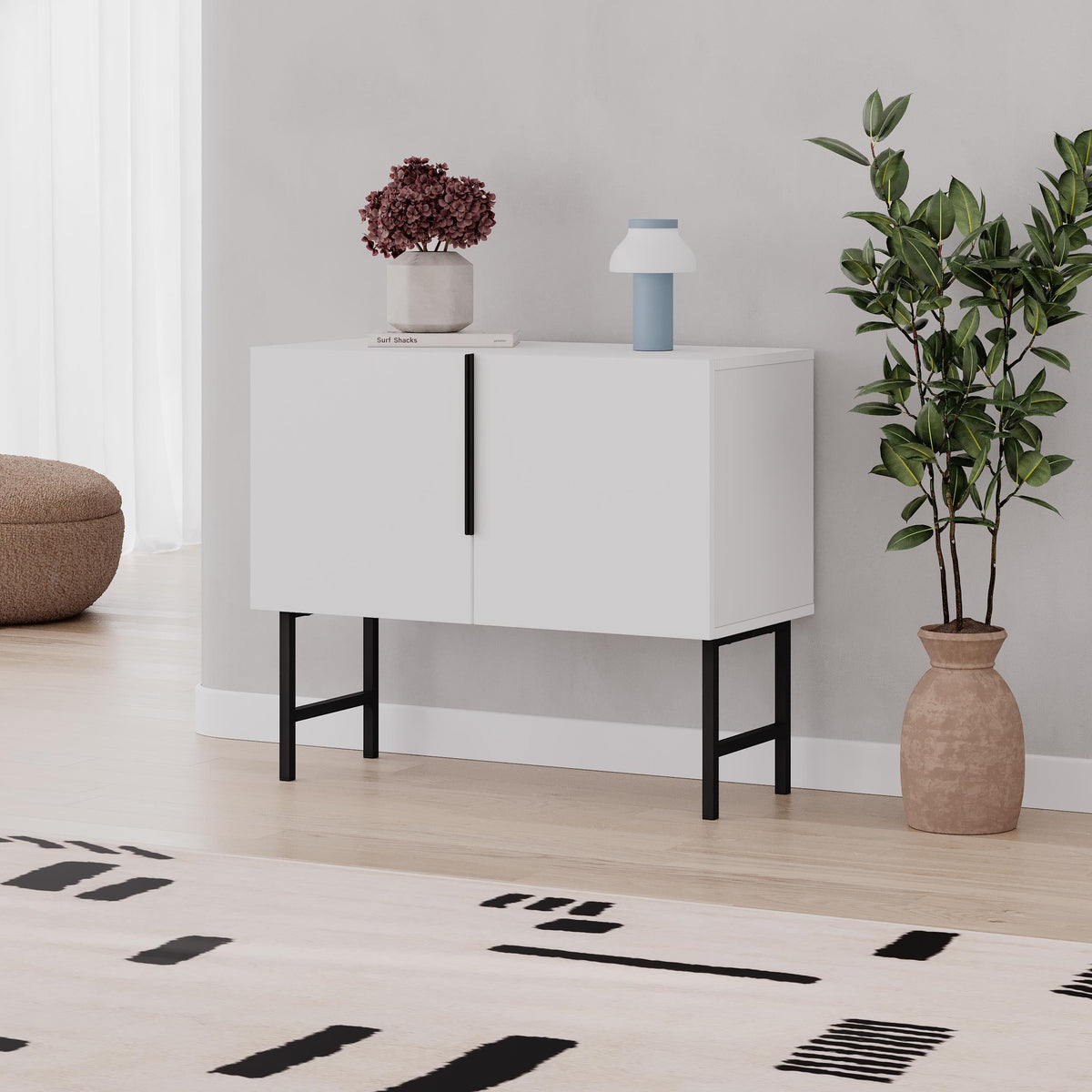 Decortieliving - Tona Console Cabinet – 2 Door Storage Unit