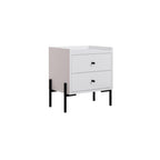Decortieliving - Malta Bedside Table with 2 Drawers
