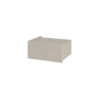 Decortieliving - Onda Wall Mounted Nightstand with Drawer and LED
