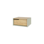 Decortieliving - Eco Wall-Mounted Nightstand – Floating Bedside Table with Drawer