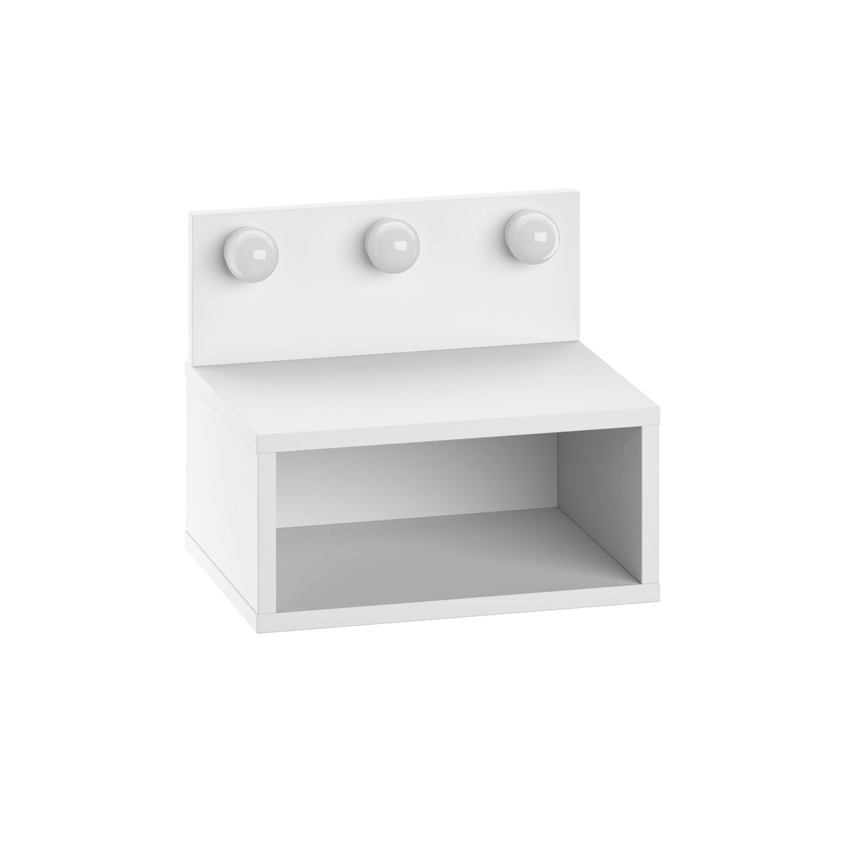 Decortieliving - Treo Wall Mounted Nightstand with LED Lights