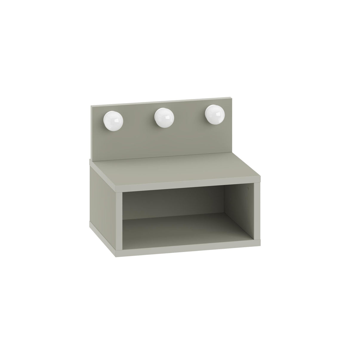 Decortieliving - Treo Wall Mounted Nightstand with LED Lights