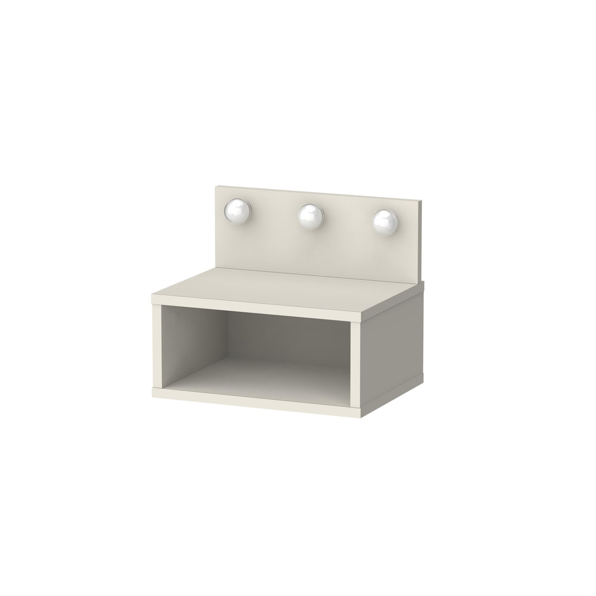 Decortieliving - Treo Wall Mounted Nightstand with LED Lights