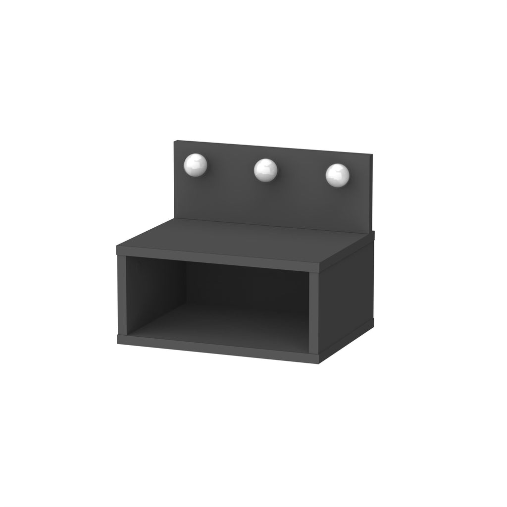 Decortieliving - Treo Wall Mounted Nightstand with LED Lights