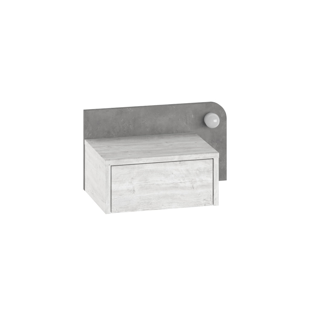 Decortieliving - Dotta Wall Mounted Nightstand – Floating Bedside Table