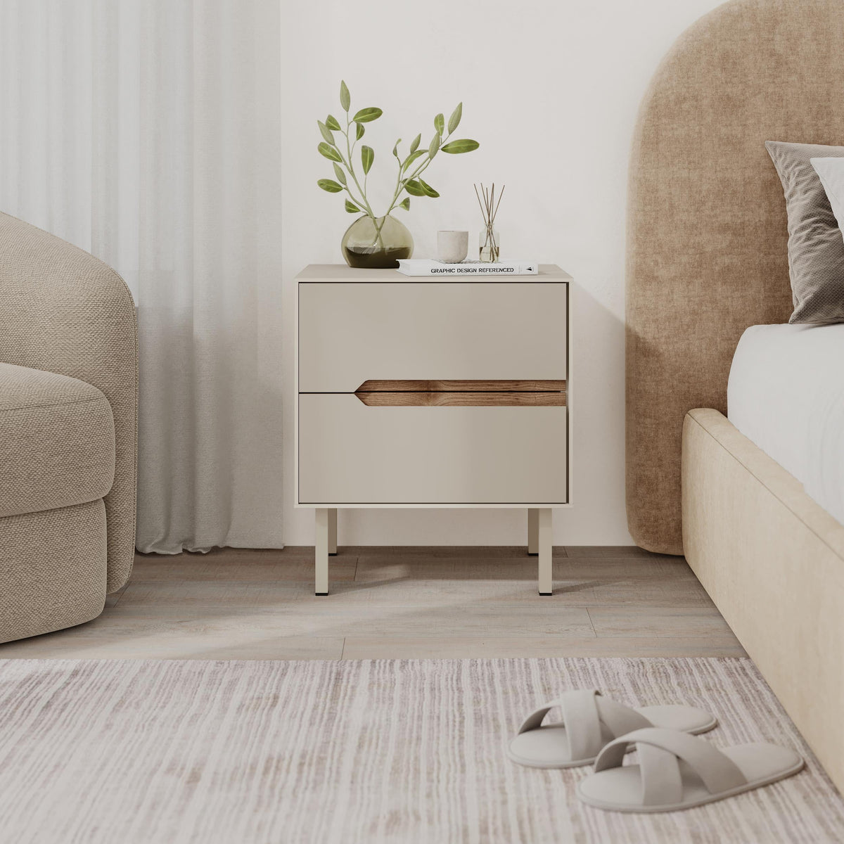 Decortieliving - Arch Modern Bedside Table