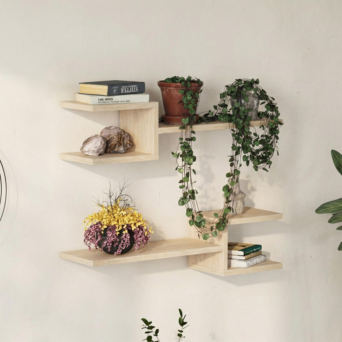 Decortieliving - Fork Modern Floating Shelf Set 18.2cm Short