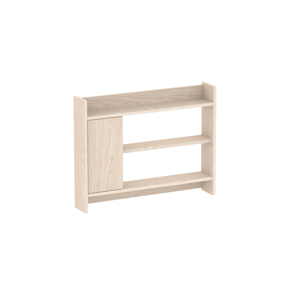 Decortieliving - Fleet Wall Shelf – 85cm Wall-Mounted Unit with Cabinet