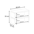 Decortieliving - Dean Kitchen Shelf – 25mm – Worktop Storage Organiser