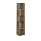 Decortieliving - Piano Modern Corner Bookcase Display Unit Tall 158.9cm
