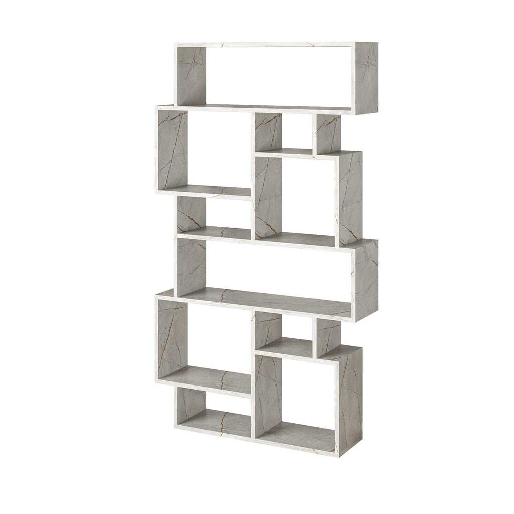 Decortieliving - Karmato Modern Bookcase Display Unit Tall 168.5cm