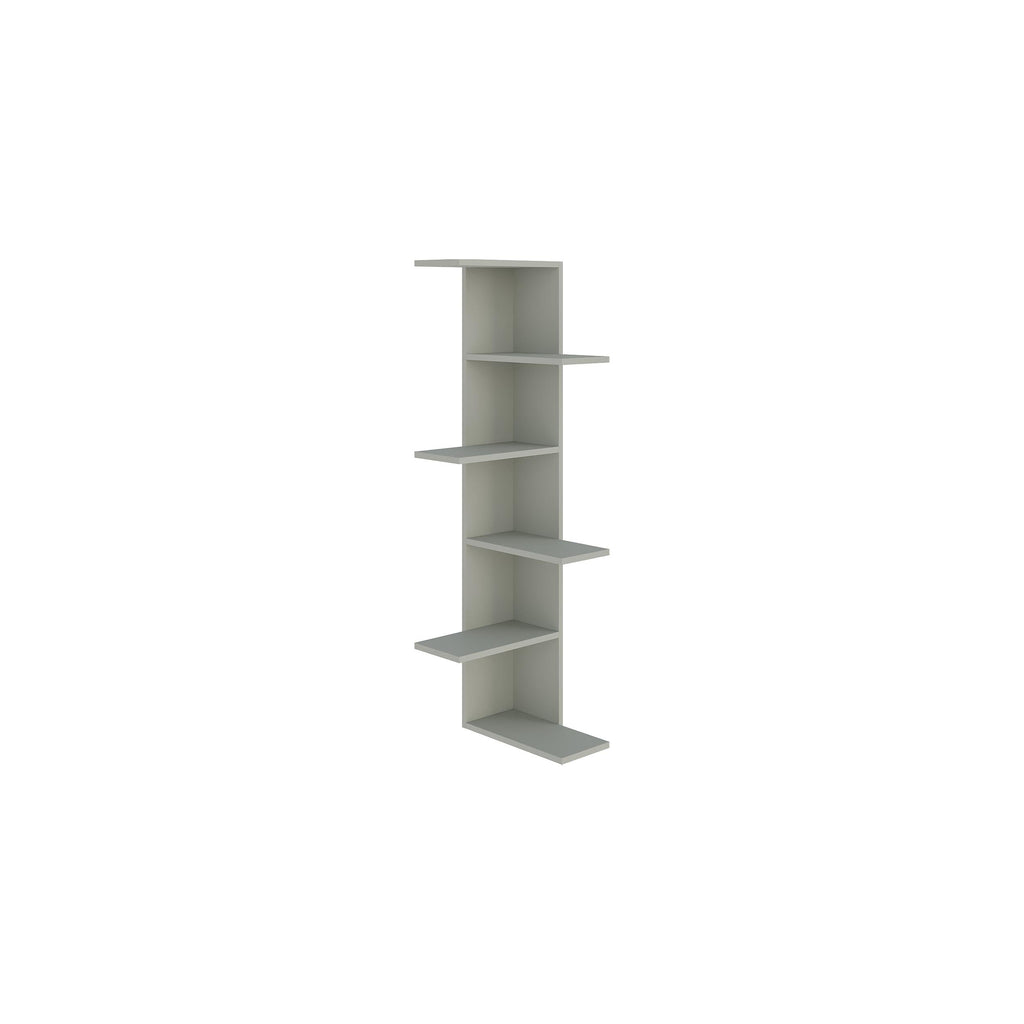 Decortieliving - Saso 5-tier Corner Bookcase 141 cm