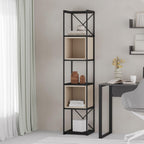 Decortieliving - Vale Mini Industrial Bookcase Set 39 x 36.2 x 179 cm