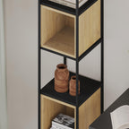 Decortieliving - Vale Mini Industrial Bookcase Set 39 x 36.2 x 179 cm