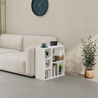 Decortieliving - Combayn Small Low Standing Bookcase – Modular Storage Unit