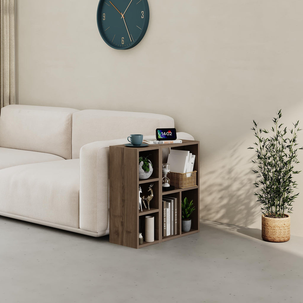 Decortieliving - Combayn Big Low Standing Bookcase – Modular Storage Unit