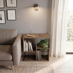 Decortieliving - Bolton Mini Bookcase with Open Shelves