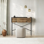 Decortieliving - Terra Dressing Table with Mirror and 2 Drawers