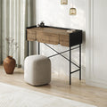 Decortieliving - Terra Dressing Table with Mirror and 2 Drawers