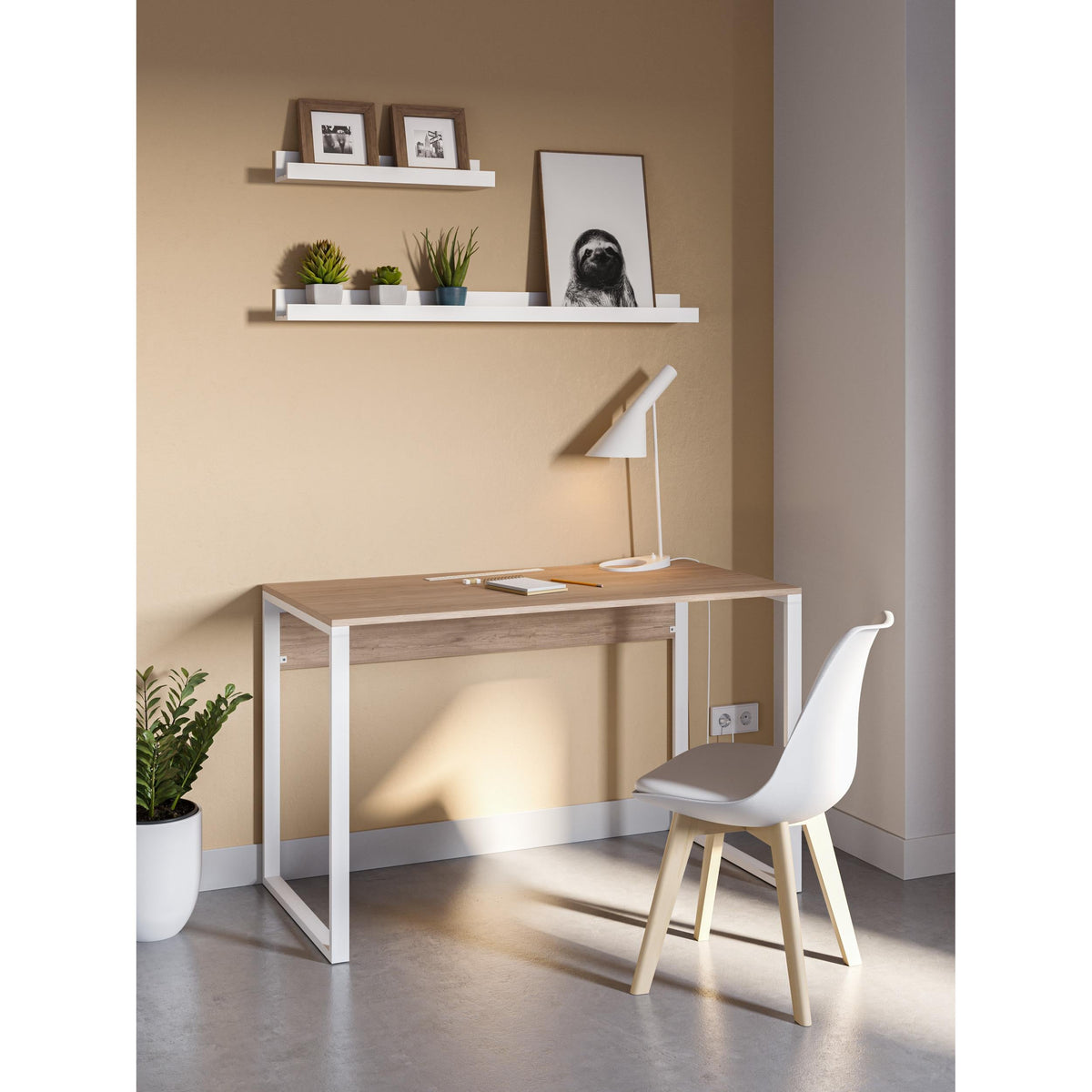 Decortieliving - Inna Working Table – 100 cm Modern Desk