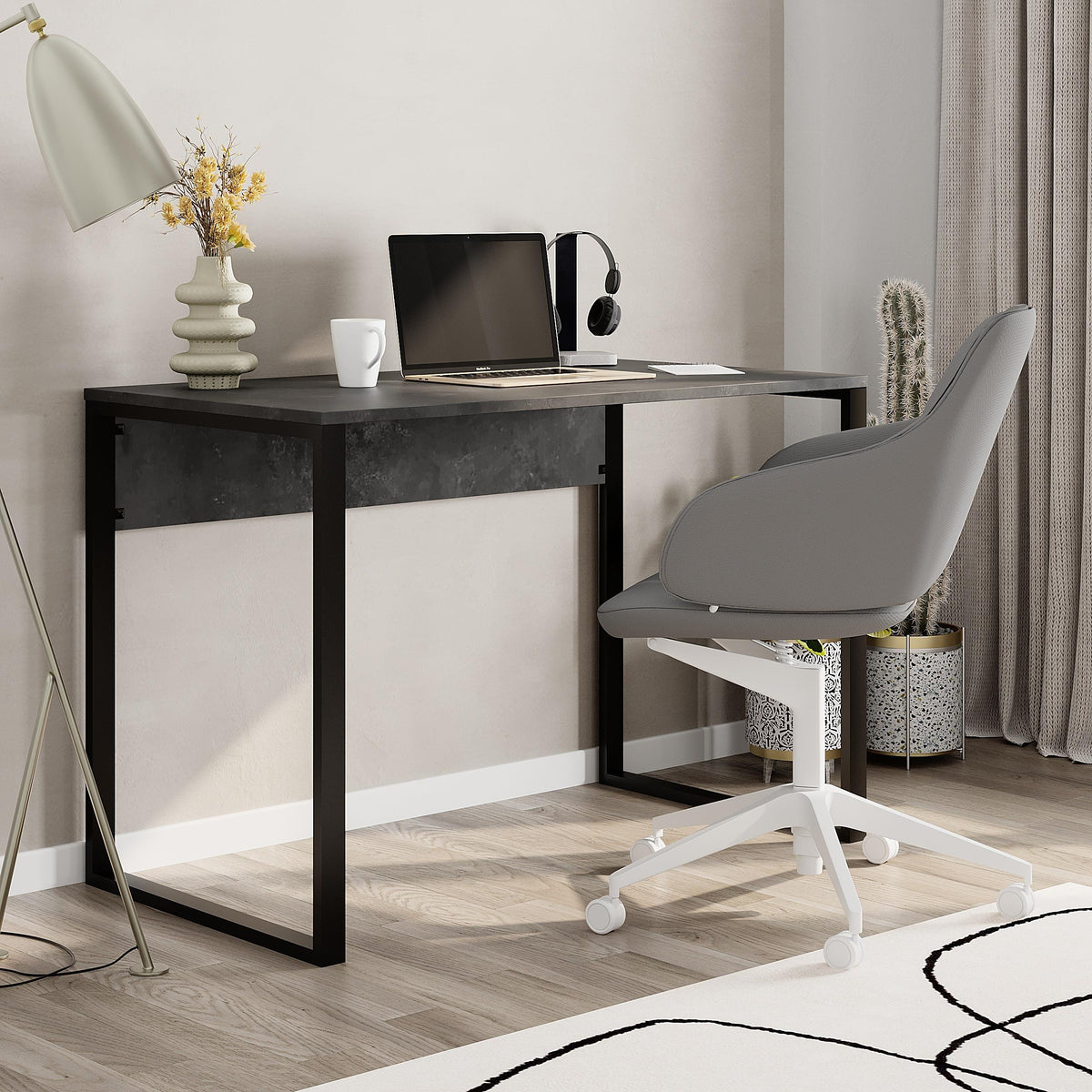Decortieliving - Inna Working Table – 100 cm Modern Desk