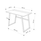 Decortieliving - Kemre Study Desk – Modern Home Office Desk