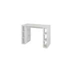 Decortieliving - Colmar Study Desk – 106 cm – Modern Desk with Storage Shelves