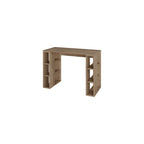 Decortieliving - Colmar Study Desk – 106 cm – Modern Desk with Storage Shelves