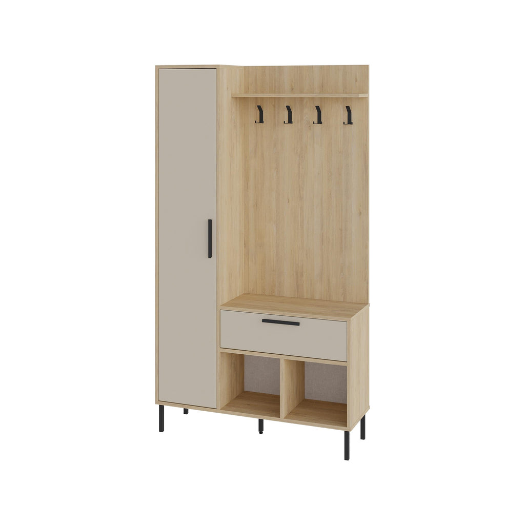 Decortieliving - Acton Hall Stand with Shoe Storage