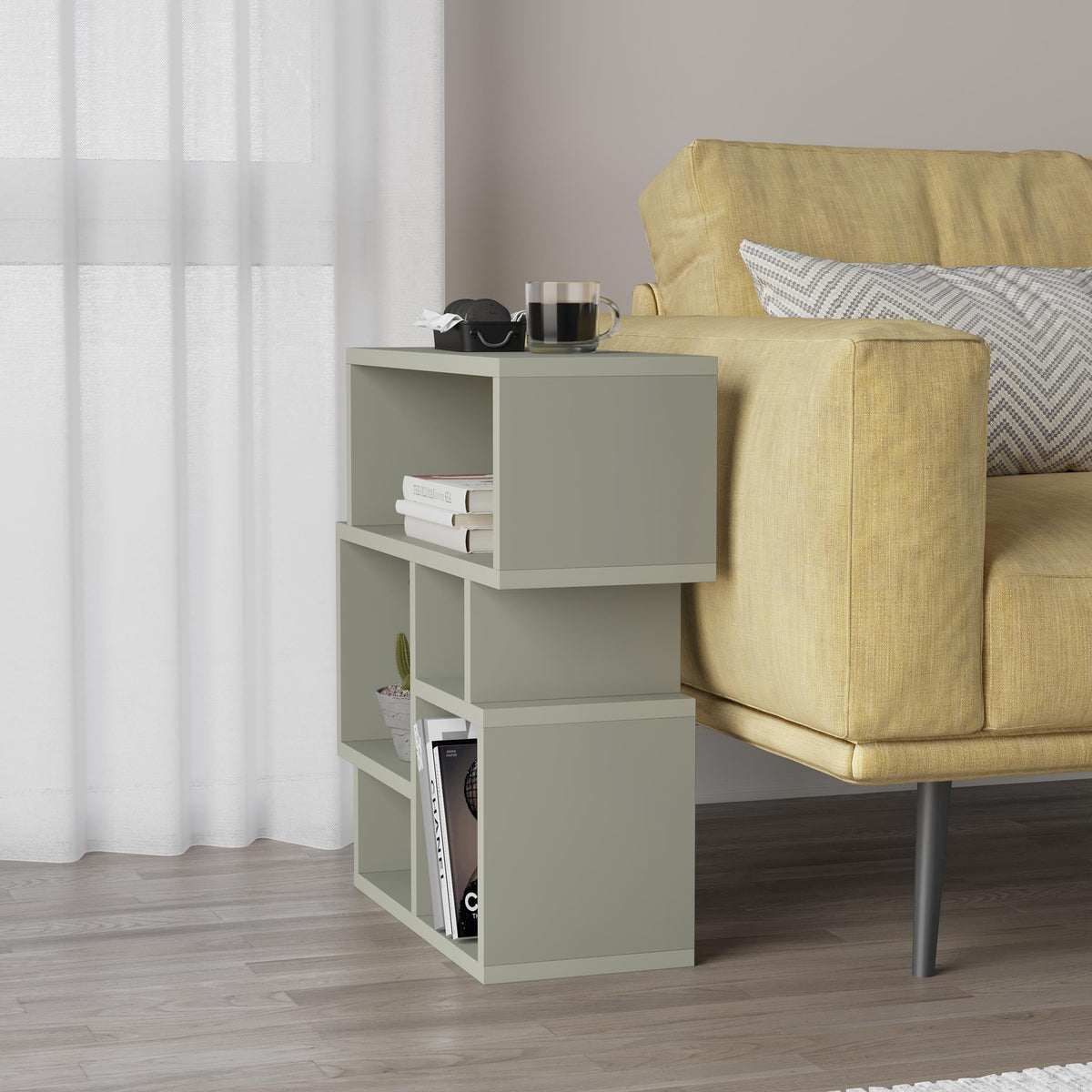 Decortieliving - Karma Modern Side End Table Multipurpose With Creativeness H 60.5cm