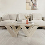 Decortieliving - Pipra Modern Coffee Table Multipurpose H 40cm