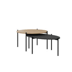 Decortieliving - Odelia Round and Oval Coffee Table Set