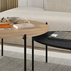 Decortieliving - Odelia Round and Oval Coffee Table Set
