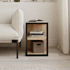 Decortieliving - Echo Side Table Single – Modern Sofa Side Table with Shelves