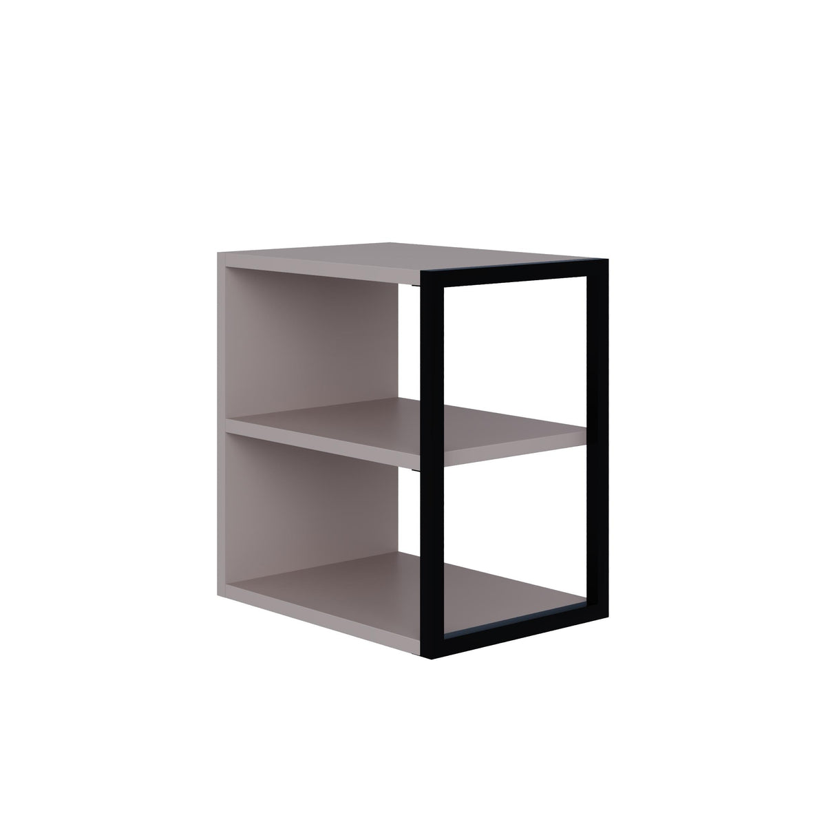 Decortieliving - Echo Side Table Single – Modern Sofa Side Table with Shelves