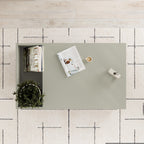 Decortieliving - Vena Modern Coffee Table Ash Green 100 x 60 cm
