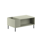 Decortieliving - Vena Modern Coffee Table Ash Green 100 x 60 cm