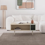 Decortieliving - Mona Modern Coffee Table with Open Storage