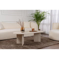 Decortieliving - Sable Oval Coffee Table 119 x 60 cm