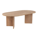 Decortieliving - Sable Oval Coffee Table 119 x 60 cm