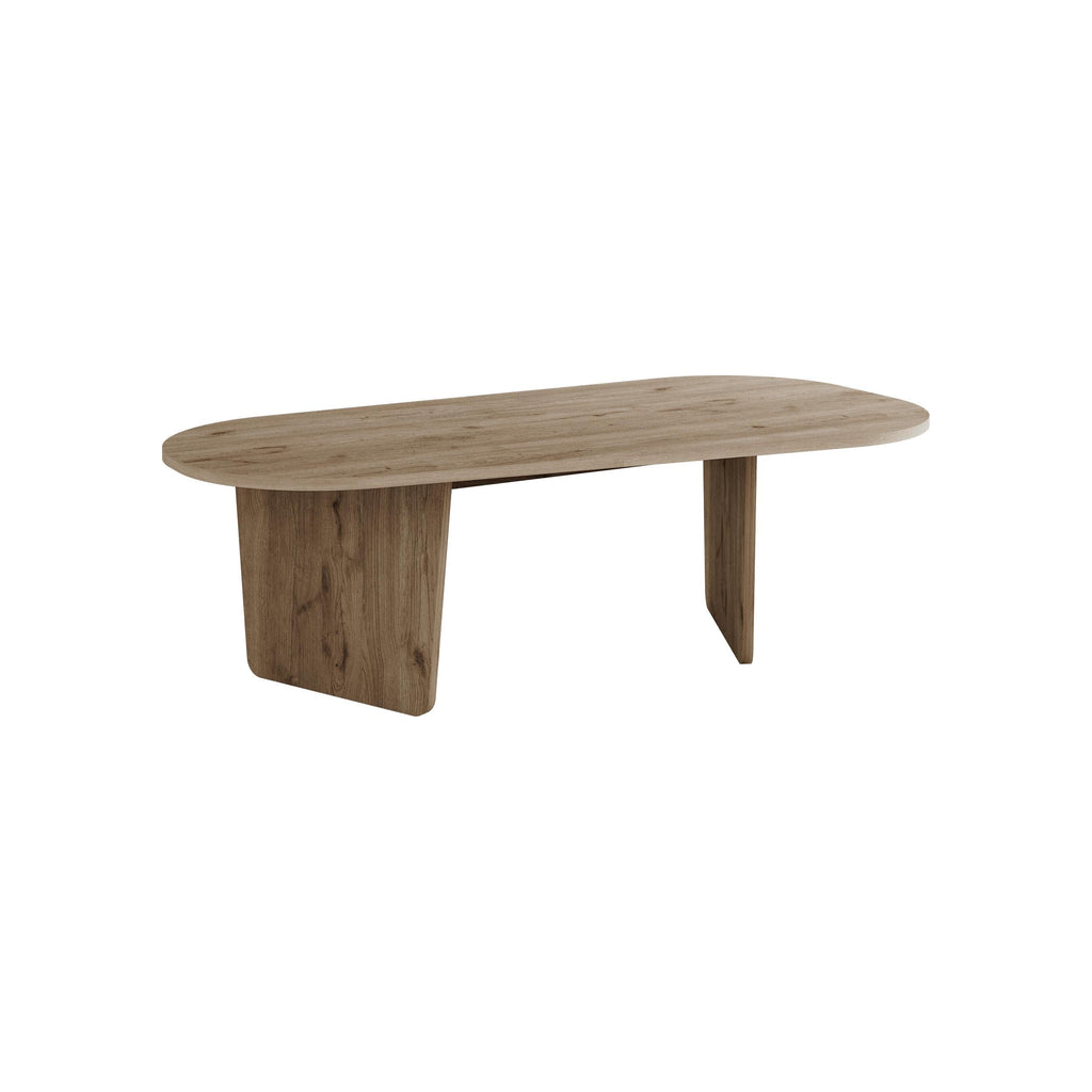 Decortieliving - Ovalis Modern Oval Design Coffee Table
