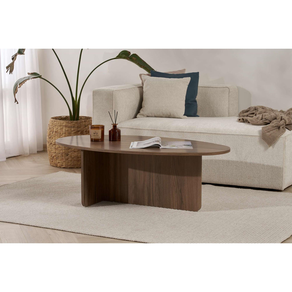 Decortieliving - Orba Oval Coffee Table 120 x 65 x 40 cm