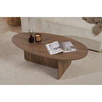 Decortieliving - Orba Oval Coffee Table 120 x 65 x 40 cm