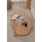 Decortieliving - Orba Oval Coffee Table 120 x 65 x 40 cm