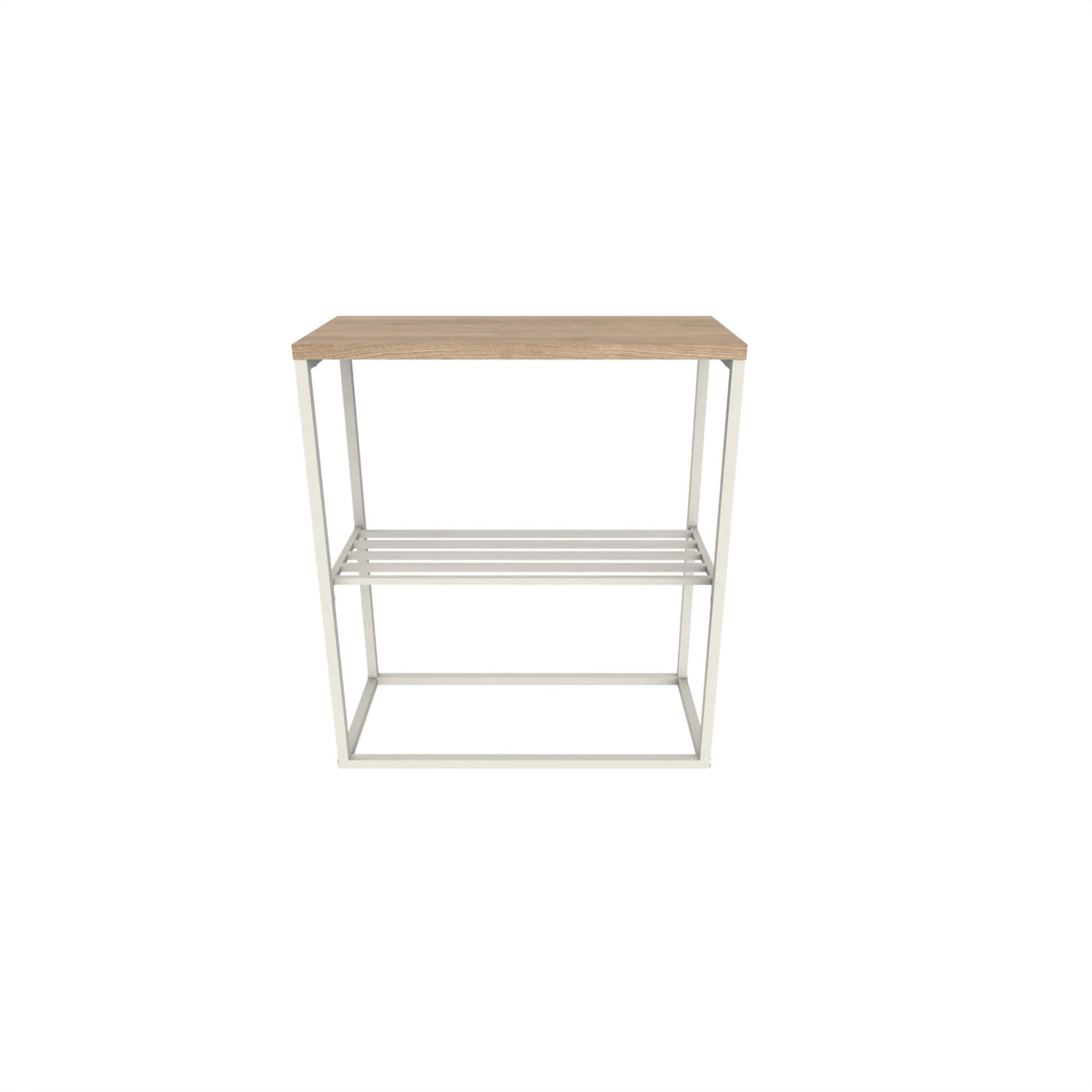 Decortieliving - Teno Side Table with Storage Shelf