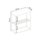 Decortieliving - Teno Side Table with Storage Shelf